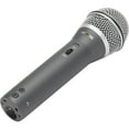 thumbnail image 3 of Samson Q2U Rugged Wired Dynamic Microphone - Gray - 6.56 ft - Mono - 50 Hz to 15 kHz - 32 Ohm -54 dB - Cardioid, Uni-directional - Handheld, Stand Mountable - XLR, Mini USB, Mini-phone, 3 of 7