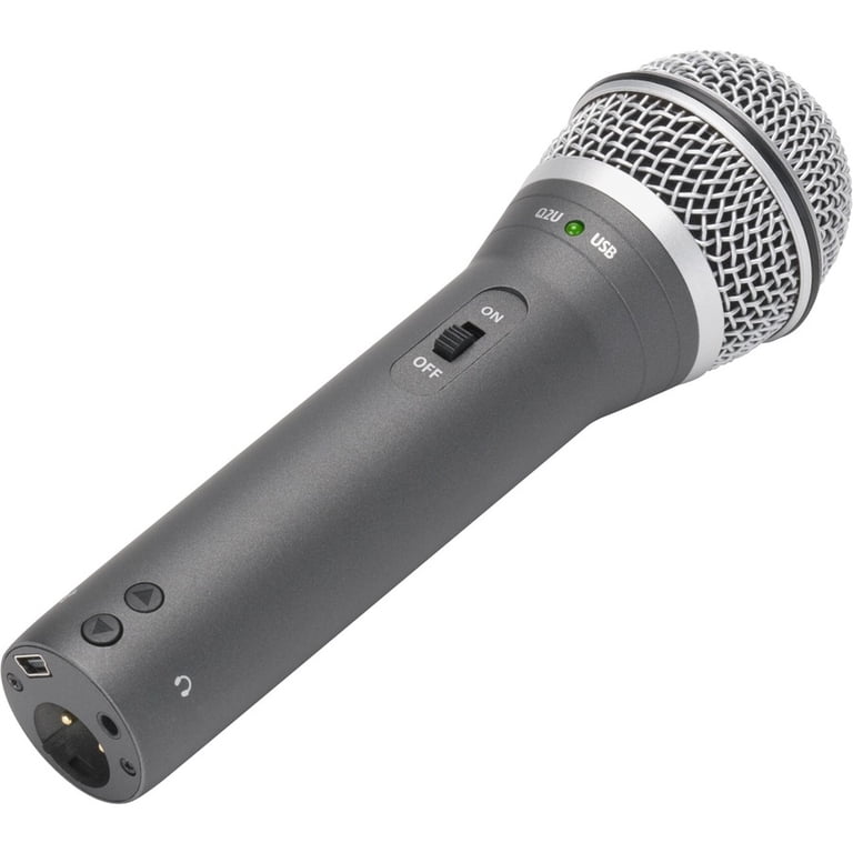 総額2万円超 SAMSON Q2U + MOGAMI 2534 + AT8703 Samson Q2U Wired Dynamic Microphone, Gray, 6.56 ft, Mono, 50 Hz-15