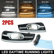 XAEIOW 2 Pcs for The Chevrolet Cruze 09-14 LED Daytime Running Lights Tri-color Light Guide Model with High Brightness, Durable, Waterproof