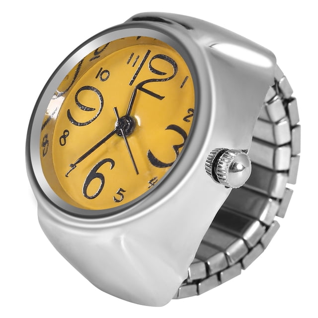 Reloj de Anillo Redondo Jadeshay para Hombres y Mujeres Moda Ultra responsivo