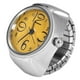 thumbnail image 2 of Reloj de anillo de cuarzo, 1 pieza, reloj de anillo de moda para mujeres y hombres, elaborado con cuidado, 2 of 9