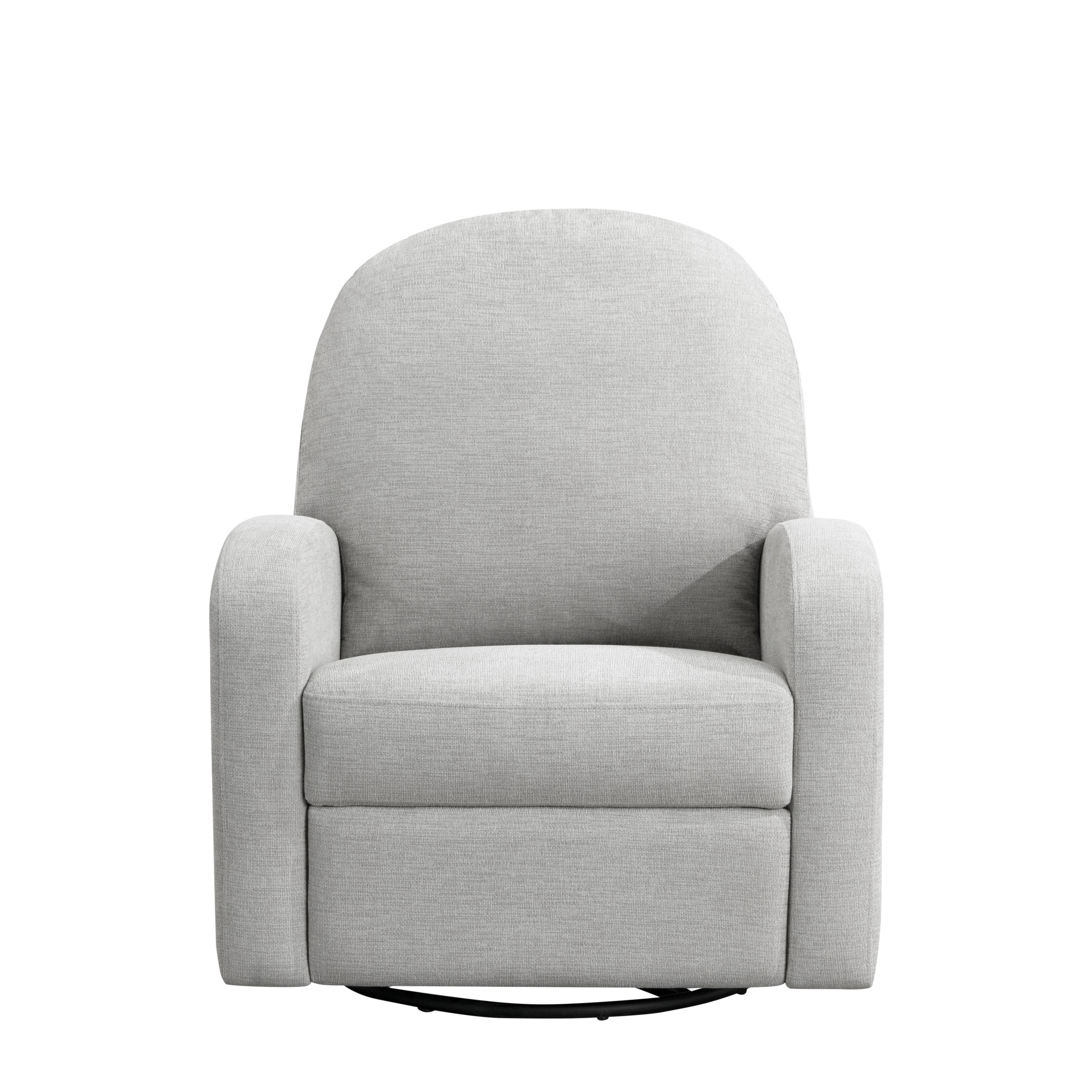 Relax-A-Lounger Pearson Modern Swivel Recliner, Light Gray Fabric