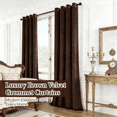 thumbnail image 2 of SNITIE 2 Panels Luxury Velvet Light Filtering Curtains, Thermal Insulated Grommet Drapes for Living Room, Super Soft Window Curtains for Home Decor, 2 of 8