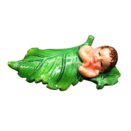 

Miniature Garden Small Resin baby Sculpture Figurine Micro Landscape Home