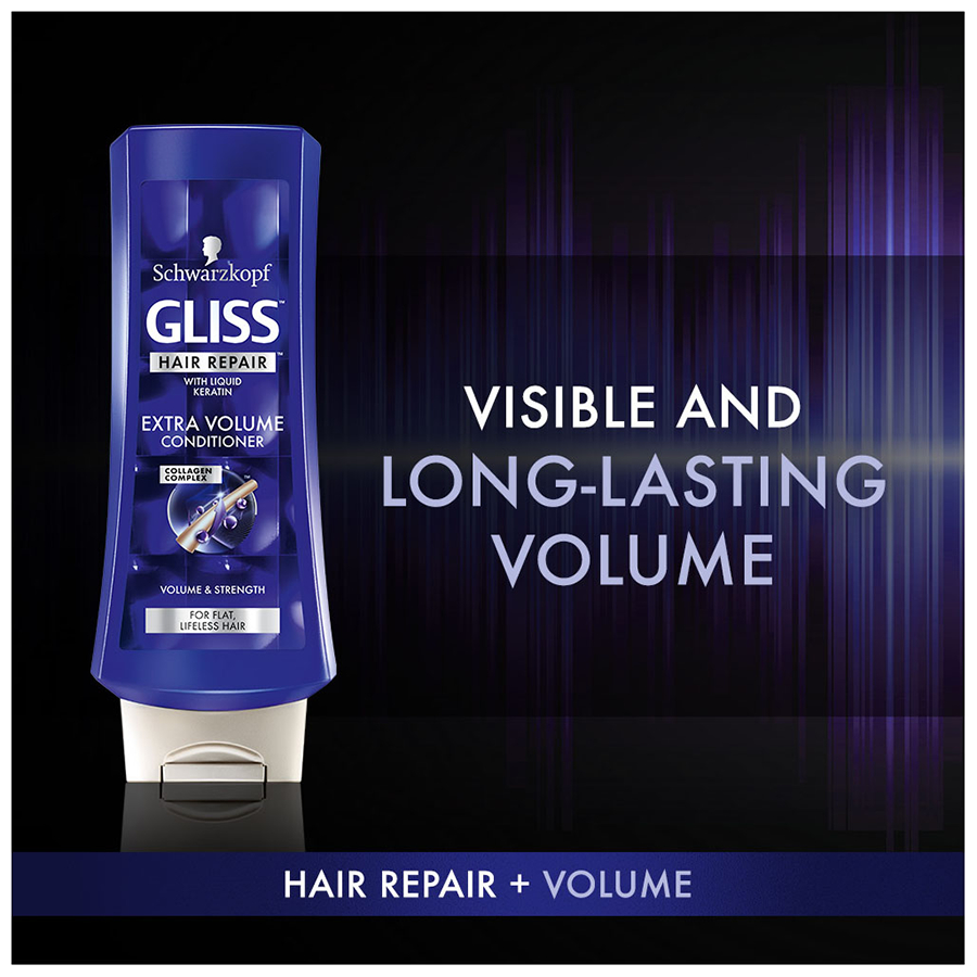 Gliss Hair Repair Conditioner, Extra Volume, 13.6 Ounce - image 3 of 5