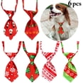 thumbnail image 1 of 6PCS Cravate de Noël Chien Mignonne Impression Réglable Cravate Col Cravate pour Animaux de Compagnie, 1 of 10