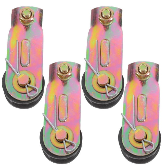 MLINS 4pcs Ceiling Fan Pulley Heavy-Duty Fan Roller Replacement Universal Pulley Part for Ceiling Fan Home Ceiling Fan Spare Parts