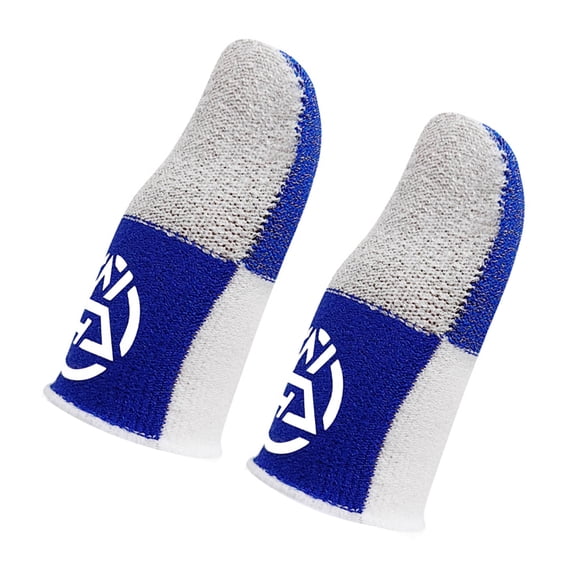 Thin Fiber Gaming Finger Sleeves Protectors Antislip Touch Displa Gloves For Precise Mobile Game Control 2pcs
