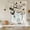 Light Beige Black, variant on Chinese Painting Balloon Curtains 63 Inch Length for Living Room/Bedroom, Traditional Culture Cool Bird Tree Branch Rod Pocket Privacy Door Curtains Decorative Tie Up Shade for Window 52"x63"