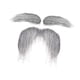 thumbnail image 4 of Bigote falso, cejas, disfraz, accesorios para fiestas de cumpleaños y óperas. gris, 4 of 9