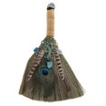 thumbnail image 1 of 12-inch Witch Altar Broom Handmade Crystal Pendant Mane- Broom for Majic- Ceremony Halloween Broom & Wiccan Ceremon, 1 of 4