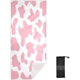 thumbnail image 2 of SKYSONIC Beach Towels 30"x60", Colorful Cow Skin Camping Towels Sand Free Beach Towel, Large Beach Towels Quick Dry Bath Travel Towels Pool Yoga Beach Mat for Men Women, 2 of 7