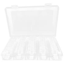 WORGEOUS 1 Set Coin Display Organizer Coin Holder Tray Coin Storage Tray Coin Holders With Inner Pads Coin Protectors For Collectors
