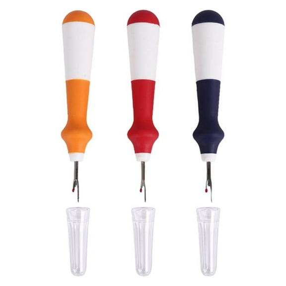 3PCS Seam Ripper Colorful Large Thread Remover Tool Handy Rippers for Sewing Crafting Removing Hems