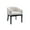 White - Sherpa, variant on Guyou Modern Upholstered Dining Chairs Set of 6, Farmhouse Linen Kitchen & Dining Room Chairs with Armrests, 18" W Wooden Barrel Accent Chair Armchair for Dining Room Living Room Bedroom, Cream