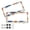Blue Splashes Artistic Pattern, variant on Aluminum License Plate Frame 2 Pack Car Exterior Accessory Car Tag Holder for Front Rear Plates Cars Decor Blue Splashes Artistic Pattern