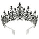 thumbnail image 1 of COCIDE Tiara y corona plateadas para mujer, coronas de reina de cristal, tiaras de princesa con diamantes de imitación para niña, novia, accesorios para el cabello para novia, fiesta de cumpleaños, gr, 1 of 4