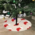 thumbnail image 2 of FMSHPON Christmas Stocking Xmas Christmas Tree Skirt Stand Mat for Holiday Party Decoration Indoor Outdoor 36 inches, 2 of 3