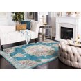 thumbnail image 3 of SAFAVIEH Aria Emmerson Oriental Area Rug, Navy/Ivory, 9' x 12', 3 of 12