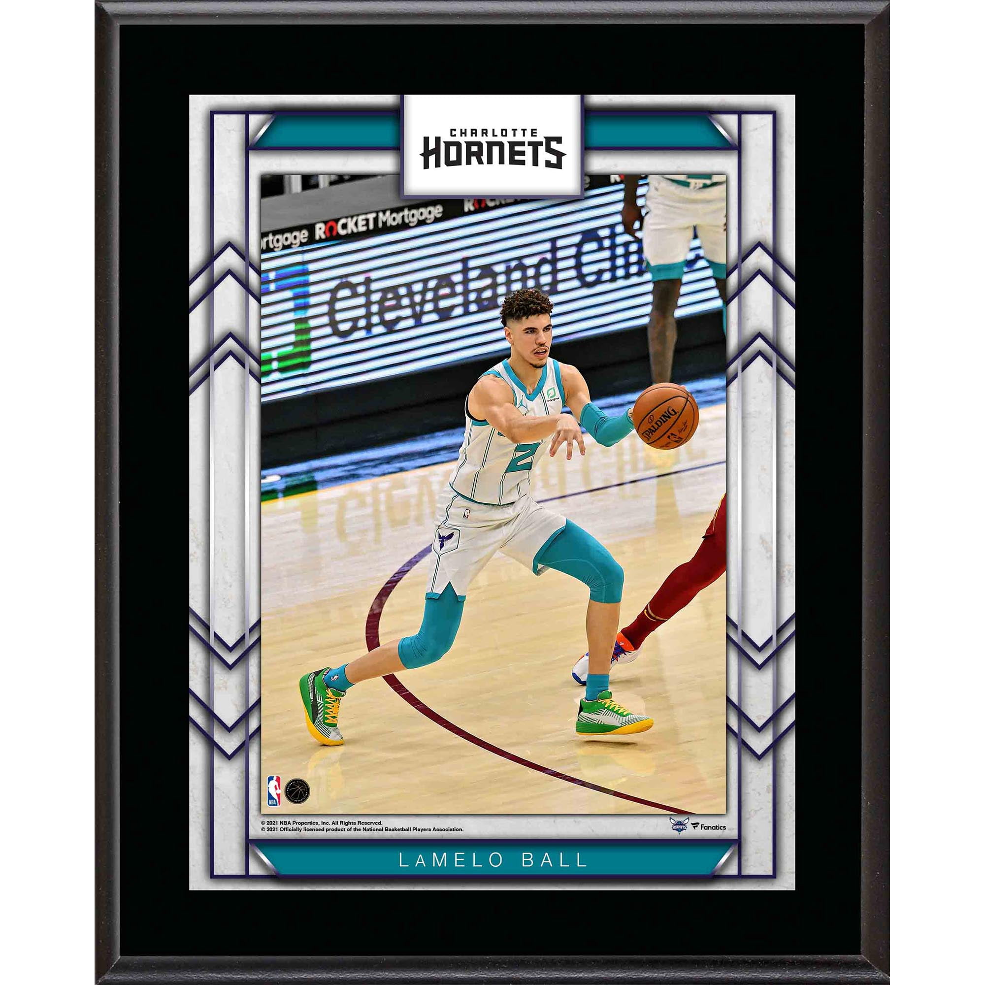 LaMelo Ball Charlotte Hornets Unsigned Left-Hand Lay Up Photograph
