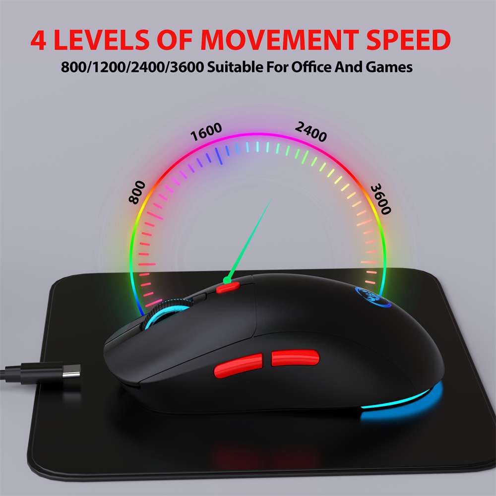 Hexamurby Rechargeable Wireless Gaming Mouse photo 3