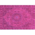 thumbnail image 1 of Ahgly Company Machine Washable Indoor Rectangle Abstract Pink Modern Area Rugs, 4' x 6', 1 of 4