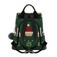 thumbnail image 2 of FORMRS Women's Travel Backpack Purse Anti-Theft Hidden Pockets Casual Shoulder Bag, Christmas Santa Hats, 2 of 7