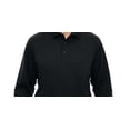thumbnail image 5 of CORE365 88192 Men's Pinnacle Performance Long Sleeve Piqué Polo-Black-3XL, 5 of 7