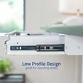 thumbnail image 4 of VIVO White Extra Large 33 inch Under Desk Pull Out Storage Drawer for Desk, 4 of 8