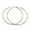50 mm, variant on Women Sterling Silver 925 Sparking Diamond Cut Thin Large Hoop Earrings A4362-30 mm