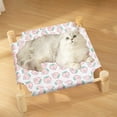 thumbnail image 4 of Elevated Outdoor Cat Dog Bed, Refreshing & Breathable Pet Cooling Sleeping Mat, for Small Cats Dogs, 20.8 x 18.9 in, 4 of 6