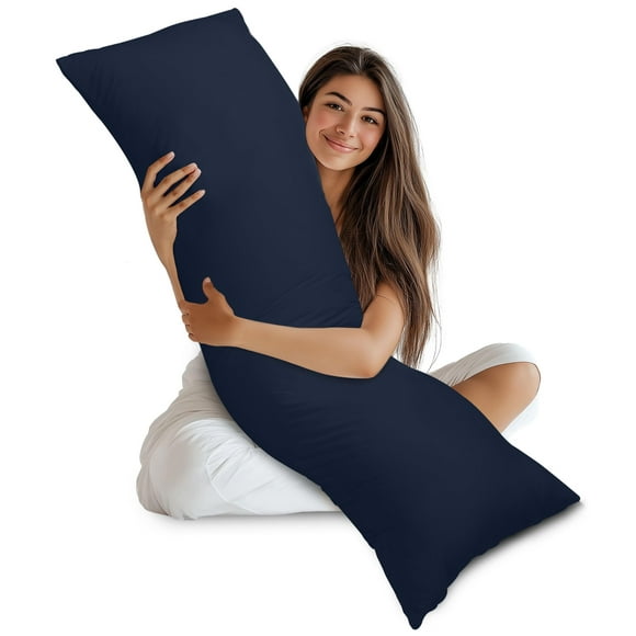 Almohada corporal completa Utopia Bedding para adultos, color azul marino