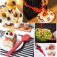 thumbnail image 4 of Heat Resistant Silicone Spatulas - Set of 5 BPA Free Baking Utensils, 4 of 5
