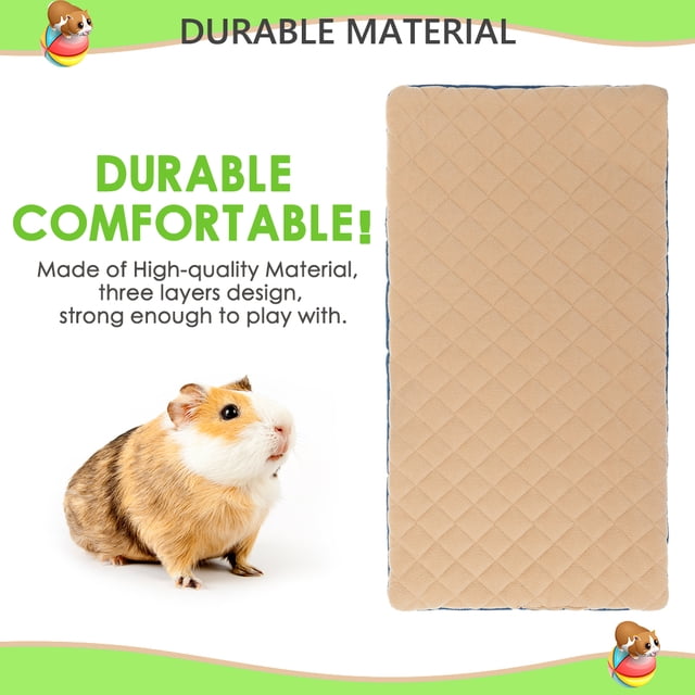 Image showcasing Guinea Pig Fleece Cage Liners,Extra Absorbent and Waterproof Bottom ...