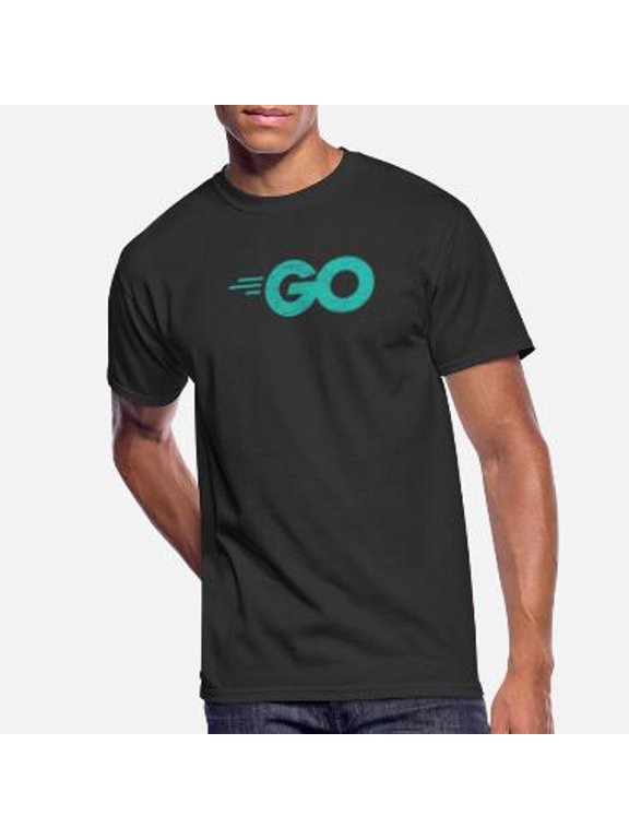 Go Programming Language with Go logo distressed T-Shirt