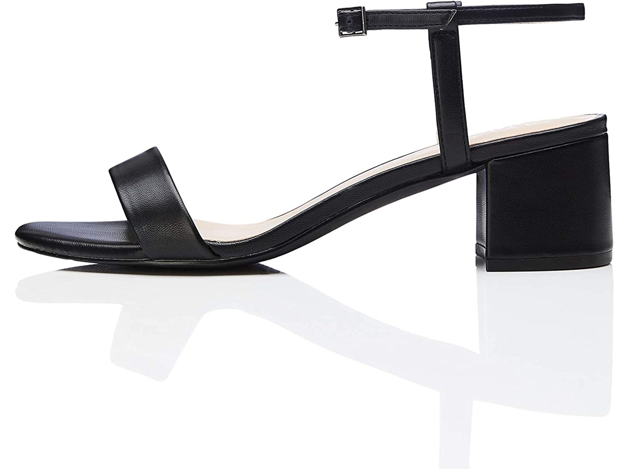 Brand find Womens Block Heel Mule Open-Toe Sandals