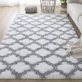 thumbnail image 1 of Fluffy Bedroom Rug Shaggy Geometric Design Area Rug For Room Kids Living Room Home Decor Floor Carpet, 1 of 11