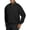 BLACK, variant on Harbor Bay by DXL Big and Tall Men's Long-Sleeve Mesh Panel Banded-Bottom Shirt, Black, 4XL