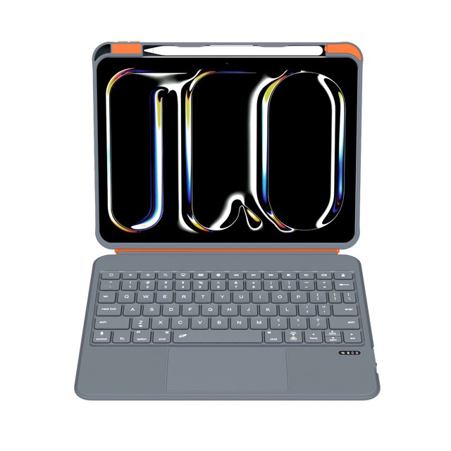 360° Rotating Aluminum Alloy Magnetic Detachable Keyboard Case with Precision Touchpad & 78-Key Layout, Wireless Bluetooth 5.3, 500mAh Battery, PU Leather Protection for iPad 10.9"/11" (Pro/Air/10th