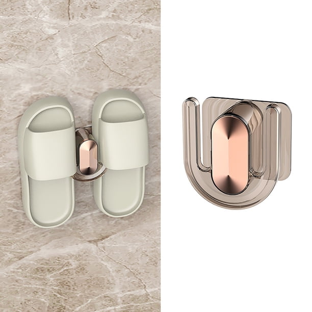 pstuiky Zapatero con orificios para sandalias y pantuflas de baño, escurridor, organizador de zapatos para puerta.