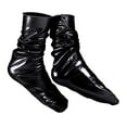 thumbnail image 2 of Flmtop Night Club Women Reflective Bright Color Faux Leather Elastic Middle Tube Socks, 2 of 7