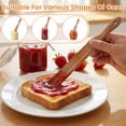 thumbnail image 4 of Toorise 4Pcs Wooden Skinny Spurtle for Sourdough Starter Wood Stir Spurtle Kitchen Utensil with Hanging Hole for Baking Sourdough Lover, 4 of 11
