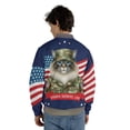 thumbnail image 5 of Happy Father's Day Honoring Veterans Ragdoll in Army Uniform All Over Print 3D Baseball Jacket Cat Lover Kitten Owner Gifts Idea Bomber Jacket Softball - 13007, 5 of 6
