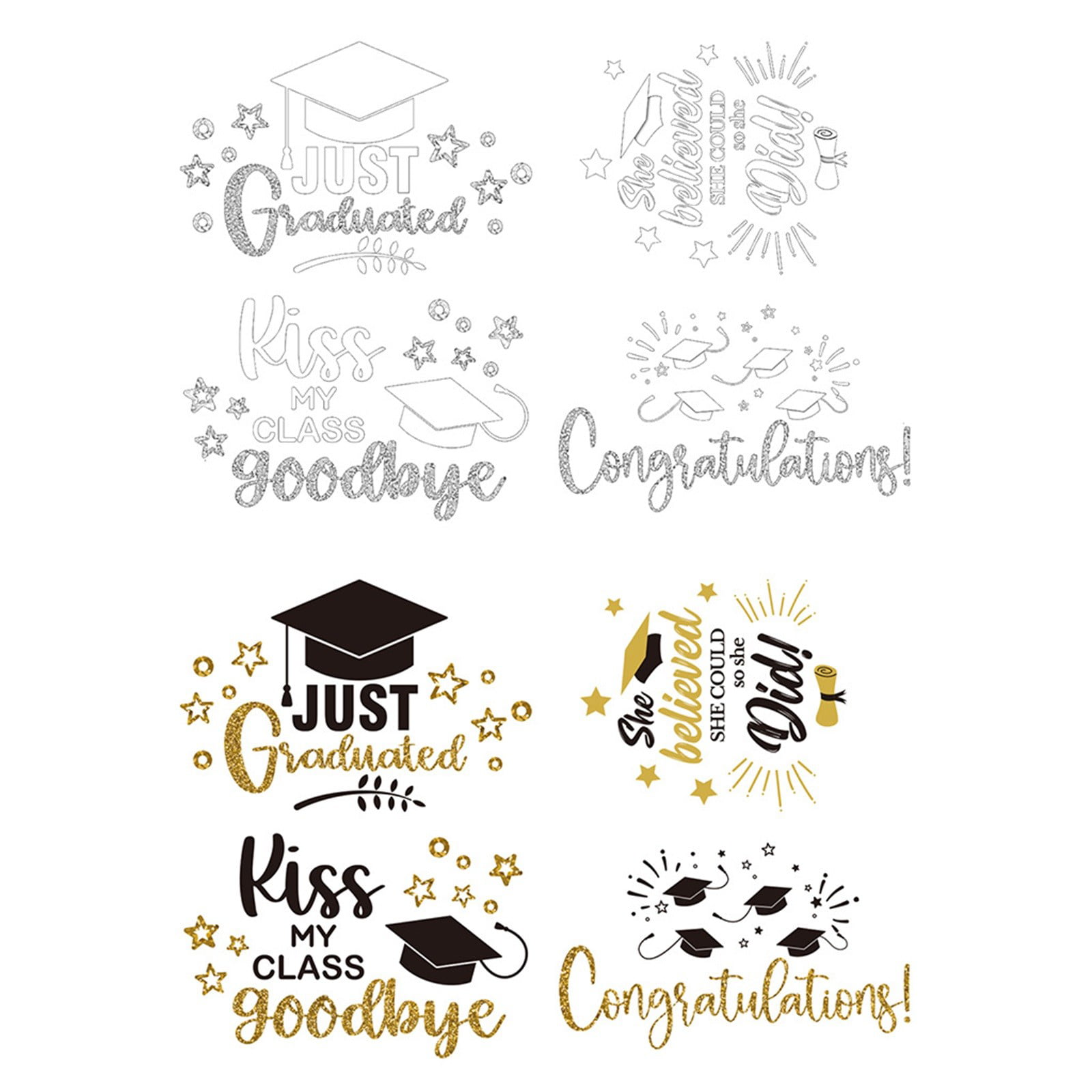 Graduation Hat Wall Sticker - TenStickers