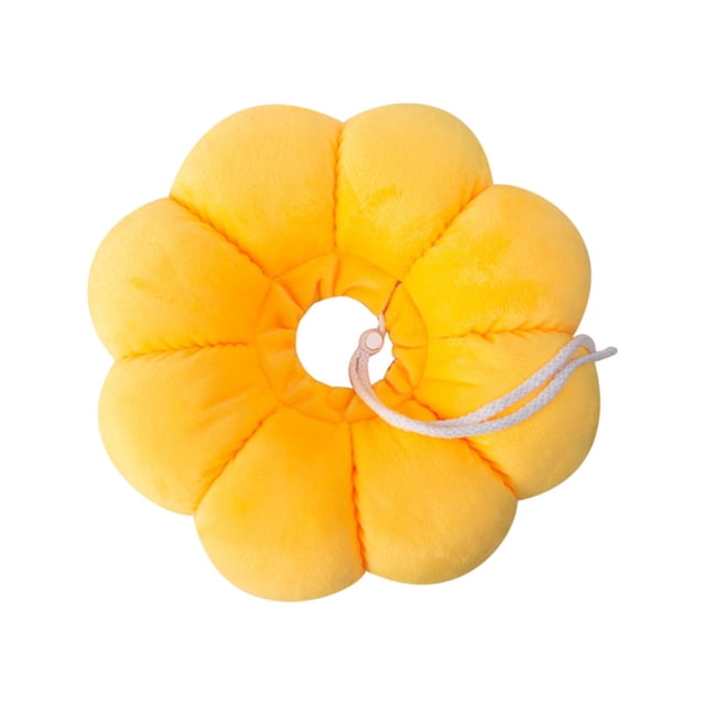 Collar de gato Sunnimix después de la cirugía Protección contra heridas Amarillo L