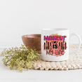 thumbnail image 2 of Artsy Watercolor Makeup Is My Life Quote Text & Girly Graphic Design - Beauty Themed Merch for Makeup Artist or Cosmetologist, Gift for Makeup Lovers & Beauticians, White Mug 11oz, 2 of 5