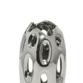 thumbnail image 5 of DecMode 16" Silver Ceramic Vase with Cut Out Designs, 5 of 8