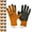 Orange, variant on 10 Pairs Work Gloves–Heavy Duty Blue Large Rubber Coated Safety Work Gloves–Multipurpose Gloves