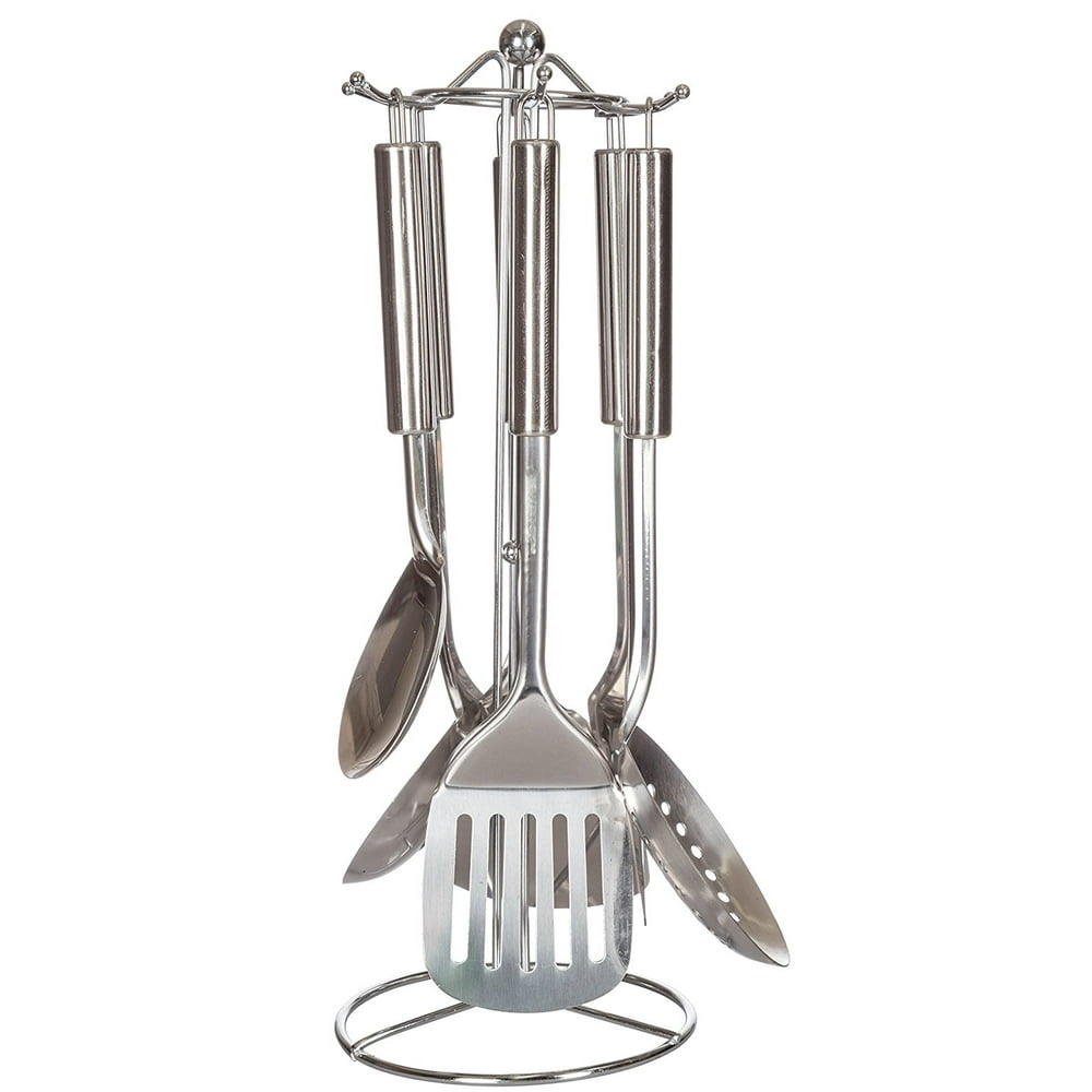Kitchen Winners 6 Piece Stainless Steel Cooking & Serving Utensil Set