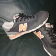 thumbnail image 1 of New Balance Men's 515 Black/Orange/Grey/White Running Sneakers Size 5, 1 of 6